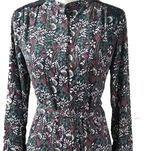 Vintage Banana Republic Floral Poppy Print Dress 🎗Rare Find🎗